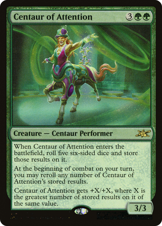 Centaur of Attention (UNF-418) - [Unfinity] Foil