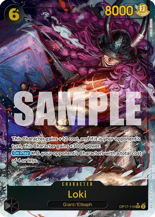 Loki (Alternate Art) (OP17-119) - The World's Strongest Warriors