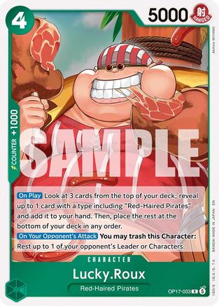 Lucky.Roux (OP17-033) - The World's Strongest Warriors