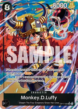 Monkey.D.Luffy (093) (Alternate Art) (OP17-093) - The World's Strongest Warriors