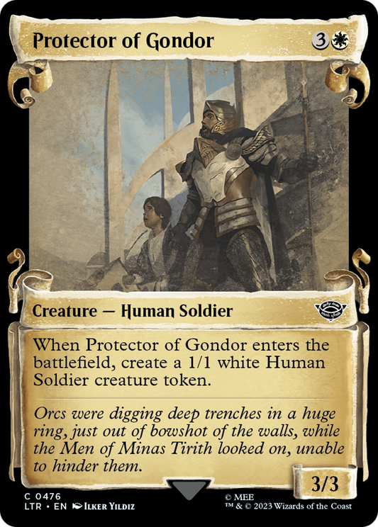 Protector of Gondor (LTR-476) - [The Lord of the Rings: Tales of Middle-earth]: (Showcase) Foil