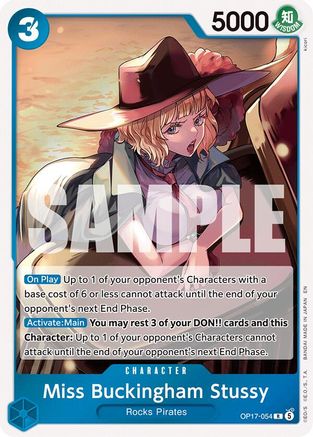 Miss Buckingham Stussy (OP17-054) - The World's Strongest Warriors