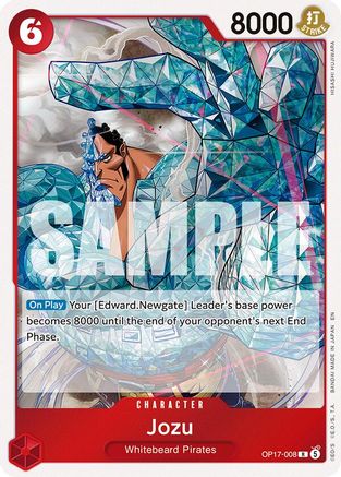 Jozu (OP17-008) - The World's Strongest Warriors