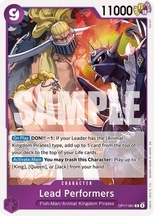 Lead Performers (OP17-061) - The World's Strongest Warriors