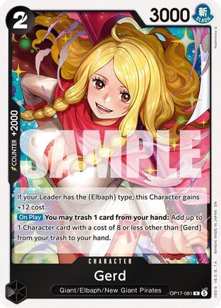 Gerd (OP17-081) - The World's Strongest Warriors