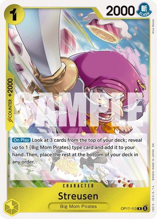 Streusen (113) (OP17-113) - The World's Strongest Warriors