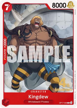 Kingdew (OP17-006) - The World's Strongest Warriors Release Event Cards