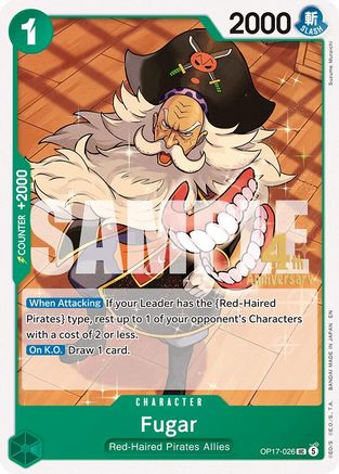 Fugar (OP17-026) - The World's Strongest Warriors Release Event Cards