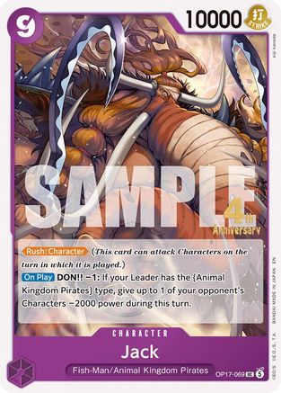Jack (OP17-069) - The World's Strongest Warriors Release Event Cards