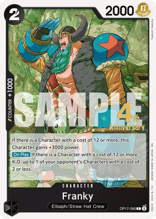 Franky (OP17-090) - The World's Strongest Warriors Release Event Cards