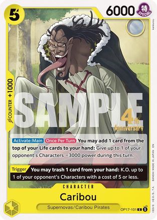 Caribou (OP17-101) - The World's Strongest Warriors Release Event Cards
