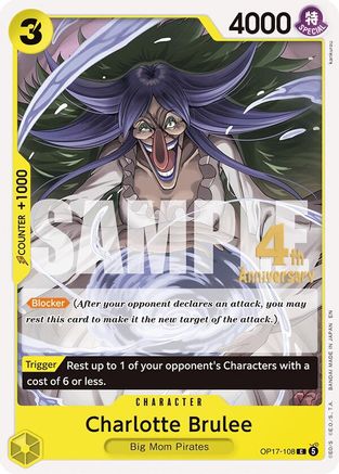 Charlotte Brulee (OP17-108) - The World's Strongest Warriors Release Event Cards
