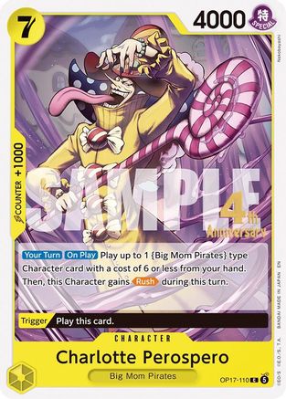 Charlotte Perospero (OP17-110) - The World's Strongest Warriors Release Event Cards
