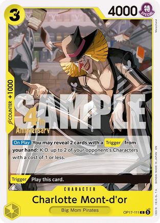 Charlotte Mont-d'or (OP17-111) - The World's Strongest Warriors Release Event Cards