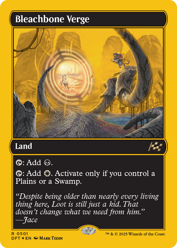 Bleachbone Verge (First-Place Foil) (DFT-501) - [Aetherdrift] Foil