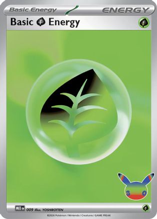 Basic Grass Energy (30th Celebration) (009) [MEE Mega Evolution Energies] Holofoil