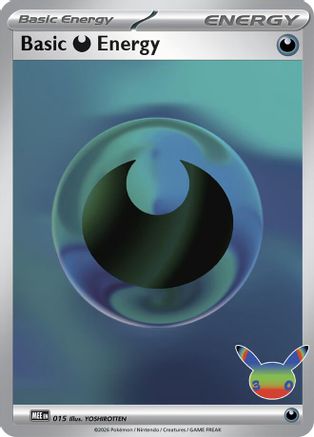 Basic Darkness Energy (30th Celebration) (015) [MEE Mega Evolution Energies] Holofoil
