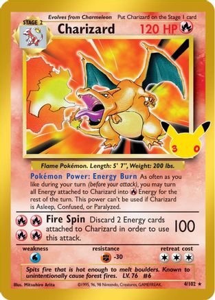 Charizard (4/102) [ME 30th Celebration Classic Collection] Holofoil