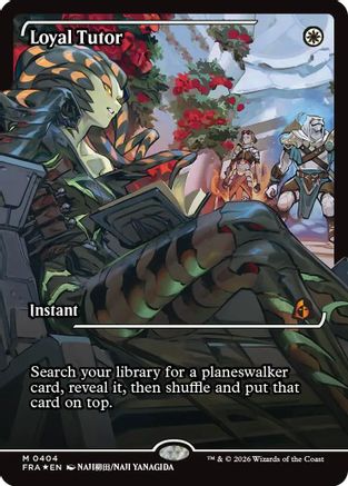 Loyal Tutor (Showcase) (FRA-404) - [Reality Fracture] Foil