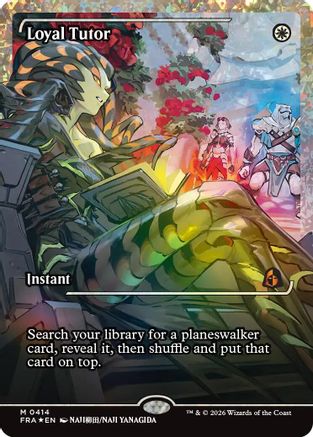Loyal Tutor (Showcase) (Fracture Foil) (FRA-414) - [Reality Fracture] Foil