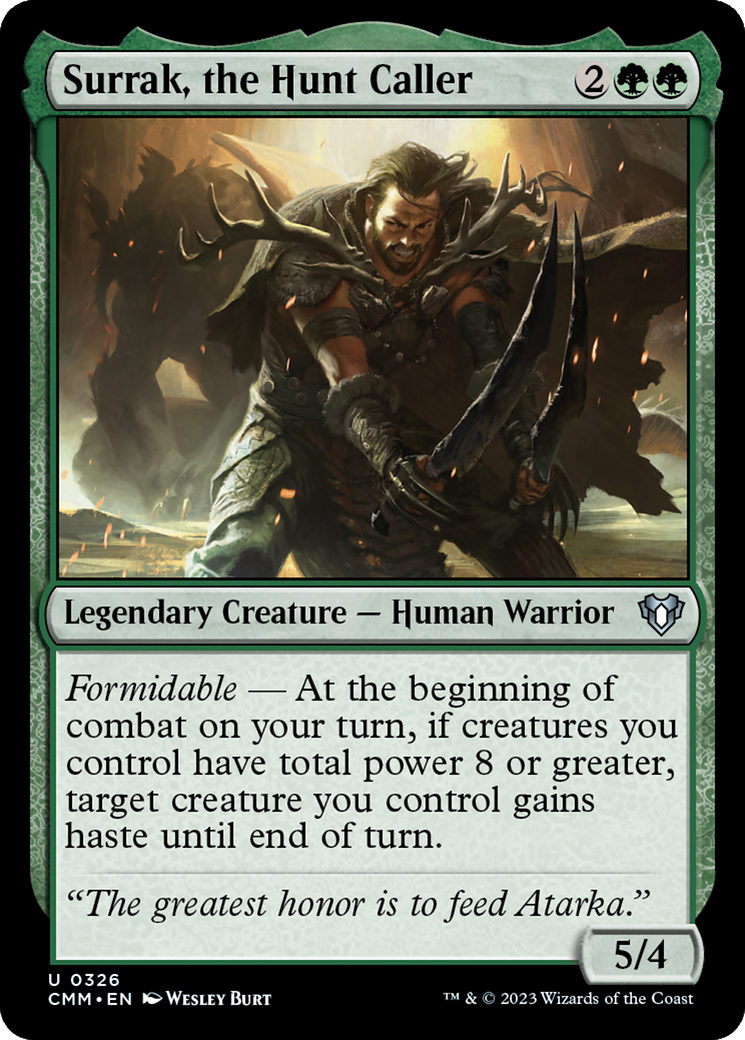 Surrak, the Hunt Caller (CMM-326) - [Commander Masters]