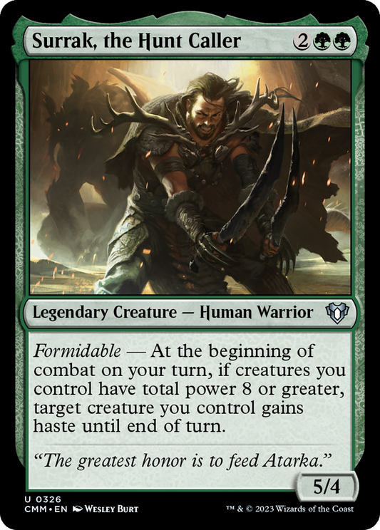 Surrak, the Hunt Caller (CMM-326) - [Commander Masters]