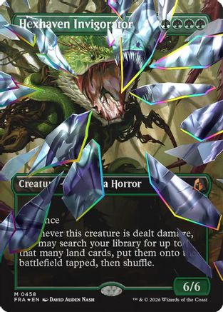 Hexhaven Invigorator (Borderless) (Facet Foil) (FRA-458) - [Reality Fracture] Foil