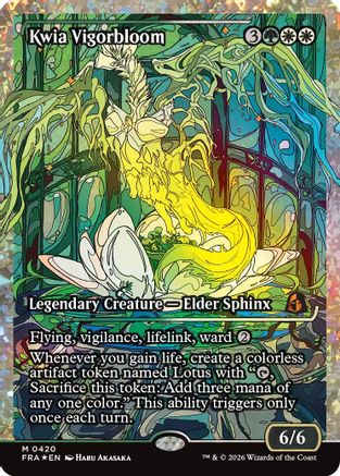 Kwia Vigorbloom (Showcase) (Fracture Foil) (0420) (FRA-420) - [Reality Fracture] Foil