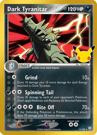 Dark Tyranitar (19/109) [ME 30th Celebration Classic Collection] Holofoil