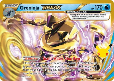 Greninja BREAK (41/122) [ME 30th Celebration Classic Collection] Holofoil