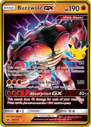 Buzzwole GX (57/111) [ME 30th Celebration Classic Collection] Holofoil