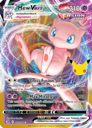 Mew VMAX (114/264) [ME 30th Celebration Classic Collection] Holofoil