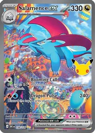 Salamence ex (156/128) [ME 30th Celebration] Holofoil