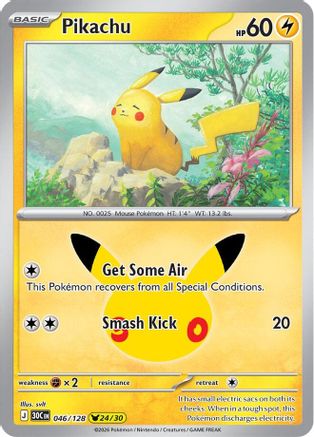 Pikachu (46/128) [ME 30th Celebration] Holofoil