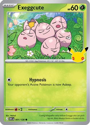 Exeggcute (1/128) [ME 30th Celebration] Holofoil