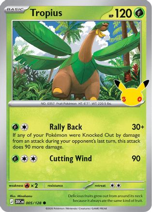 Tropius (5/128) [ME 30th Celebration] Holofoil