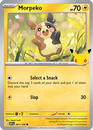 Morpeko (61/128) [ME 30th Celebration] Holofoil