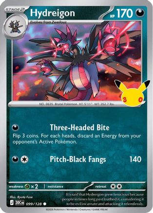 Hydreigon (99/128) [ME 30th Celebration] Holofoil