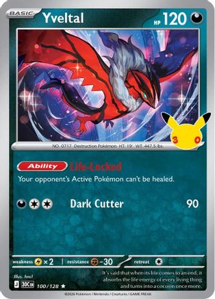 Yveltal (100/128) [ME 30th Celebration] Holofoil