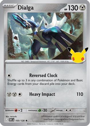 Dialga (103/128) [ME 30th Celebration] Holofoil