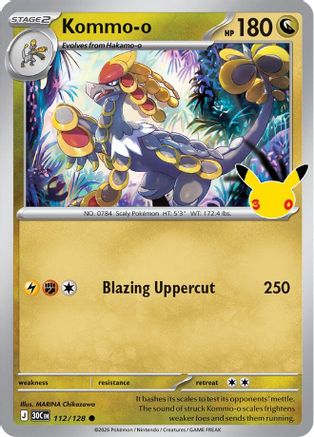 Kommo-o (112/128) [ME 30th Celebration] Holofoil