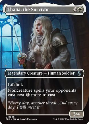 Thalia, the Survivor (Borderless) (FRA-296) - [Reality Fracture] Foil