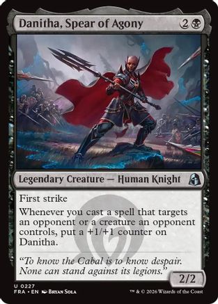 Danitha, Spear of Agony (FRA-227) - [Reality Fracture]