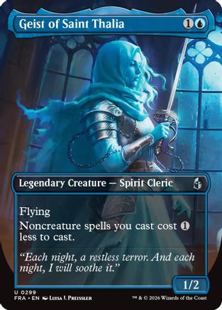 Geist of Saint Thalia (Borderless) (FRA-299) - [Reality Fracture] Foil