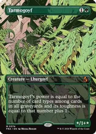 Tarmogoyf (Borderless) (FRA-374) - [Reality Fracture]