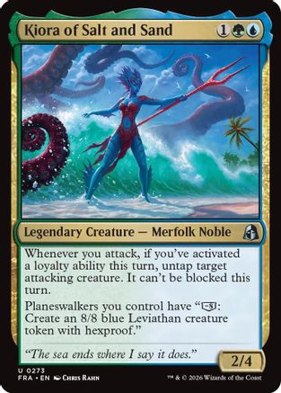 Kiora of Salt and Sand (FRA-273) - [Reality Fracture] Foil