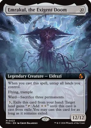 Emrakul, the Exigent Doom (Extended Art) (FRA-423) - [Reality Fracture] Foil