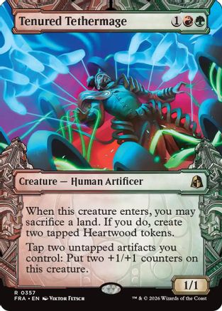 Tenured Tethermage (Showcase) (FRA-357) - [Reality Fracture] Foil