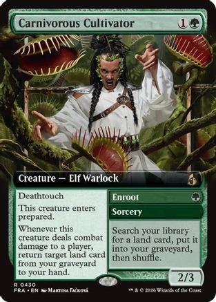 Carnivorous Cultivator (Extended Art) (FRA-430) - [Reality Fracture]
