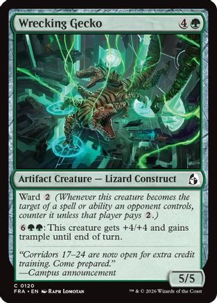 Wrecking Gecko (FRA-120) - [Reality Fracture] Foil